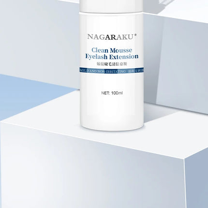 NAGARAKU Eyelash Extension Cleansing Mousse Shampoo Foam Pro Eyelashes Cleaner Bubble Non-irritation Gentle Fast Clean