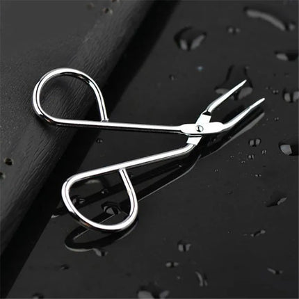 Stainless Steel Eyebrow Removal Tool Makeup New Fashion Scissors Shaped Eyebrow Clip Tweezers Clamp Clipper Beauty Tool
