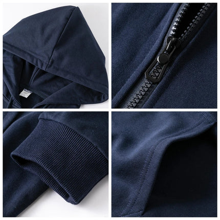 Customize Oversize Hoodie High Quality Zip Up Hoodie Women's Sweatshirt Woman Clothes Sportwear Men's Top Cotton Tracksuit