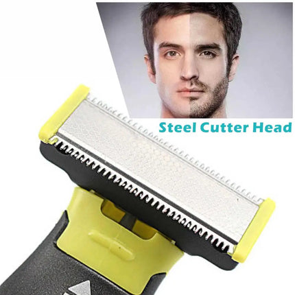 MLG USB Rechargeable Waterproof Washable Rechargeable Electric Shaver Beard Razor Body Trimmer Men Shaving Machine Hair