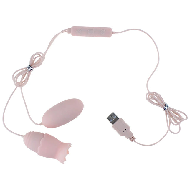 Tongue Vibrator 10 Modes USB 3in1 Vibrating Egg G-spot Massage Oral Licking Clitoris Stimulator Erotic Adults Sex Toys for Women
