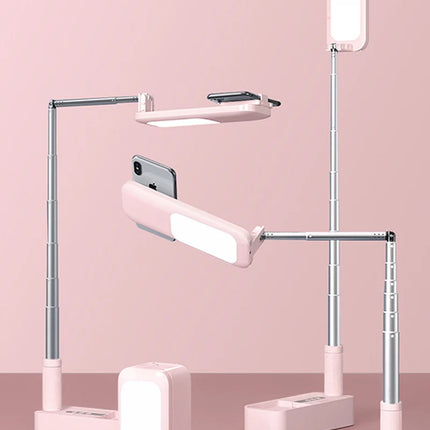 Phone Holder Lampe Selfie Fill Light Support Portable Pour Stand Telephone Voiture Fone Bluetooth Camera Lamparas Led Lamp Luz