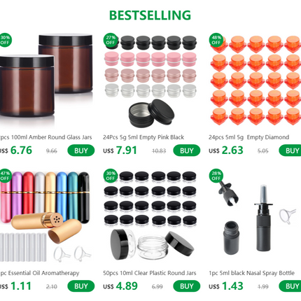 100pcs 5ml Empty oval Lip Gloss Tubes Empty Cosmetic Containers Lipstick Jar Balm Tube Cap Container Portable Travel Makeup Tool