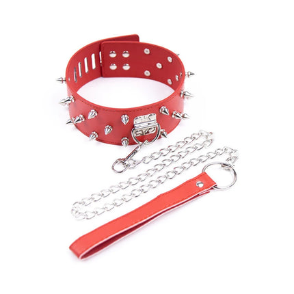 Fetish Gay Toys Slave Collar with Leash Adult Puppy Play Games Leather Collar Neck Bondage Cuffs BDSM Sex Toys for Men Gay