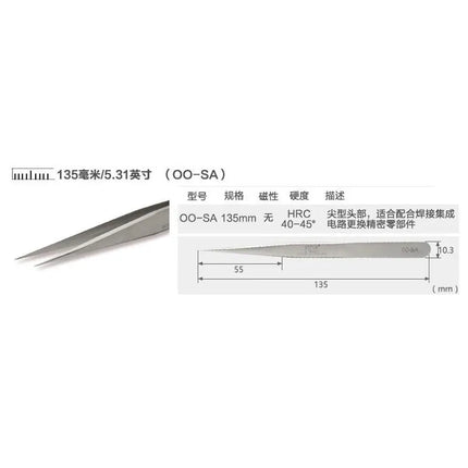 Vetus SA Fan Eyelash Tweezers Profissional For 3D/6D Volumn Eyelash Extension Anti-static Lashes Tweezers Makeup Tools