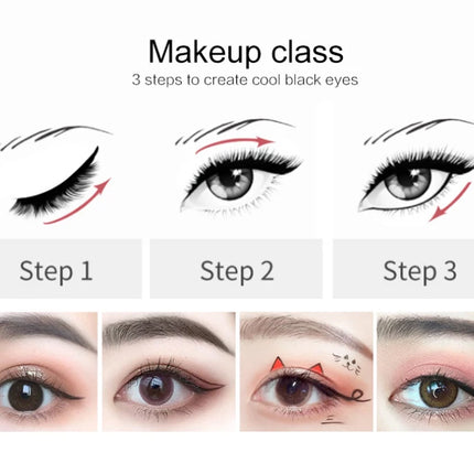 PHOERA 10 Colors Waterproof Eyeliner Gel With Brush Colorful Long-lasting Eye Liner Cream Makeup Tools Women Cosmetics TSLM1