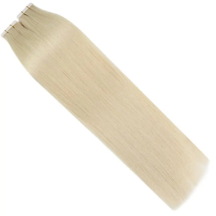 Moresoo Tape in Human Hair Virgin Extensions Injected 12 Months 2.5G/PCS Double Drawn Natural Straight Invisible Brazilian Hair