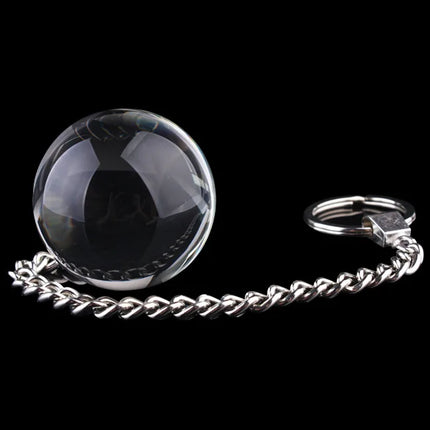 Candiway Crystal Glass 35mm Vaginal Ball With Metal Chain Anal Prostate Stimulate Unisex Adult Intimate Toys For Women Men