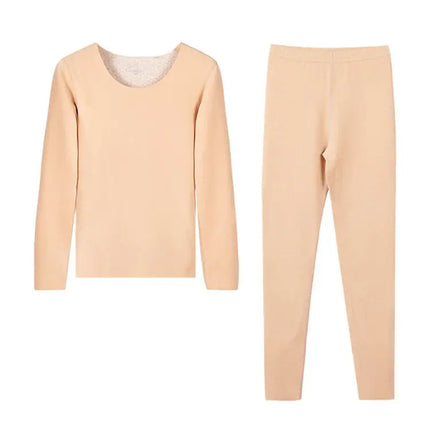 Women's Thermal Underwear Men Winter Clothes Seamless Thick Double Layer Warm Lingerie Women Thermal Clothing Set Woman 2 Pieces