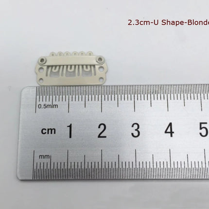 50pcs 2.3cm-3.6cm Black Brown Color Wig Clips Snap Clip For Hair Extension Wig Weft Wig PP Hairpins Large Clips Styling Tools