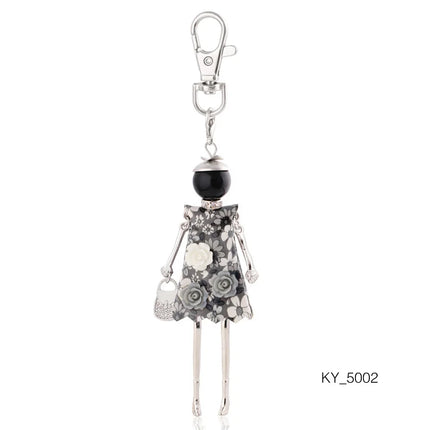 Fashion Women Keychain New Statement Charm Metal Key Chain for Lady Jewelry  Gift Female Trendy Bag Pendant Wholesale