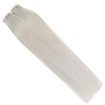 Moresoo Tape in Human Hair Virgin Extensions Injected 12 Months 2.5G/PCS Double Drawn Natural Straight Invisible Brazilian Hair