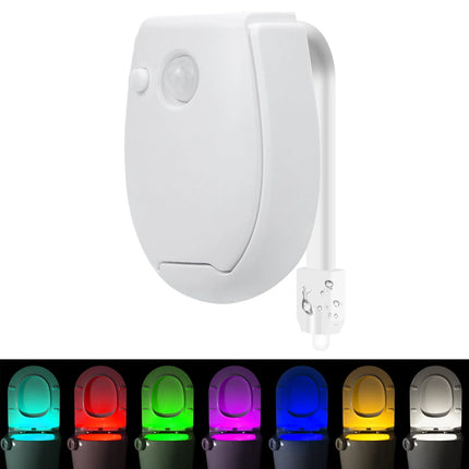 RGB LED Lamp Smart PIR Motion Sensor Toilet Seat Night Light Waterproof WC Toilet Bowl Backlight LED Lamp For Bathroom Washroom