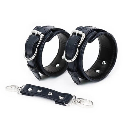 7 Colors PU Leather Sexy Handcuffs Black Restraints Foot Cuffs Bdsm Sex Toys for Couples Bondage Erotic Womens Adult games