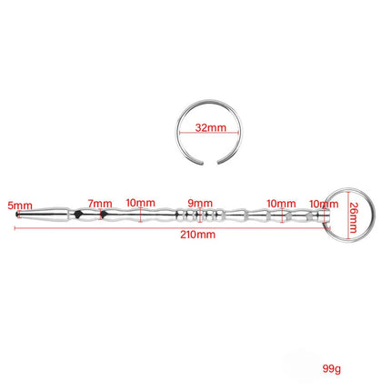 Penis Plug Male Urethral Dilator Metal Urethral Lock Catheter Sounding Chastity Bondage Adult Products Sex Toys for Men