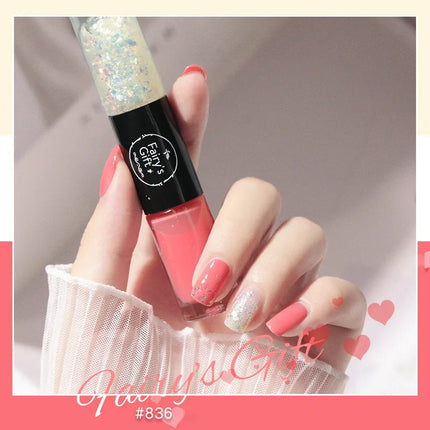 Double Head Nail Polish Quick Drying Without Baking Durable Not Easy To Fade Nail Art All for Manicure Regular Gel Nail Polish
