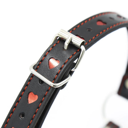 PU Leather Sexy Handcuffs Collar Gag Hollow LOVE Restraints Foot Cuffs Bdsm Sex Toys for Couples Bondage Erotic Women Adult Game