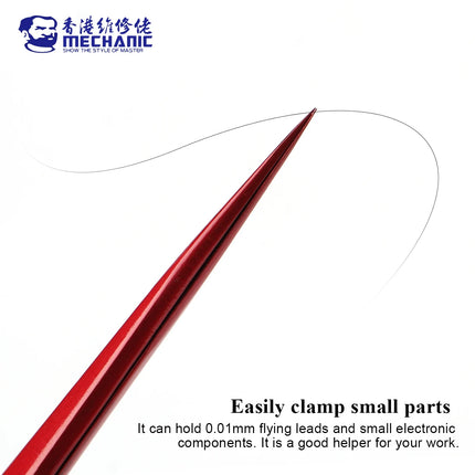 MECHANIC King Series Non-magnetic High Tenacity Stainless Steel Ultra Fine Precise Tweezers Phone SMD PCB BGA Motherboard Repair