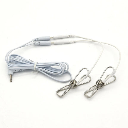 Electric Shock Nipple Clamp Breast Massage Pads BDSM Bondage E-stim Clitoris Clip Electro Stimulation Gloves Sex Toys For Women