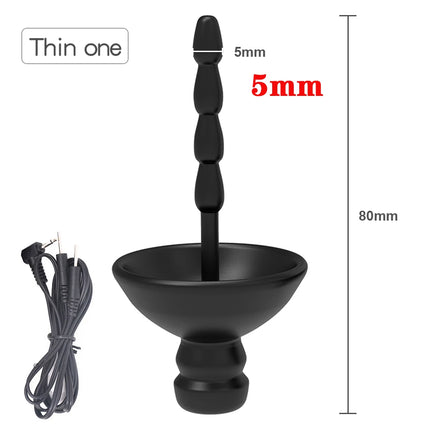 Strong BDSM Electric Shock Anal Vaginal Plug E-Stim Penis Ring Urethral Dilator Massage Gloves Nipple Clamps Sex Therapy Toy Kit