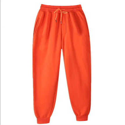 New Joggers  Sweatpants Men and Women Elastic Waist Lose Casual Trousers white beige pink yellow Hip Hop Mens Sweat Pants