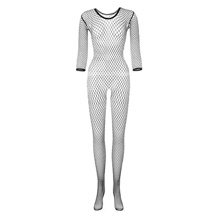 4 Style Sexy Costumes Body Suit Body Stockings Sex Erotic Open Crotch Teddy Lingerie Crotchless Baby Doll Fishnet Porno