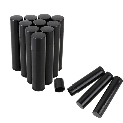 50Pcs 5ml Lip Balm Tube Empty Cosmetic Organizer Lipstick Jars Balm Lip Gloss Tubes Container for Travel Makeup Bottles