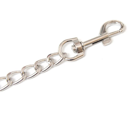 PU Leather Ring Steel Chain Sex Collar Leash Neck Traction Chain BDSM Bondage Restraints Sex Toys For Women Adult Games
