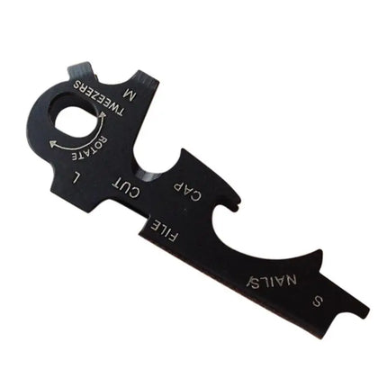 8 tool in 1 key ring multitool multifunction edc multi pocket keytool carabiner multipurpose keychain gadget clip gear