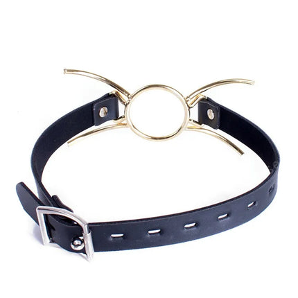 Bdsm Slave Muzzle Nose Hook Oral Fixation Fetish Spider O Ring Gag Ball With Nose Clip Leather Head Bondage Harnes Strap Sex Toy