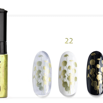 41pcs Nail Stamping Polish Set Nail Art Printing Varnish DIY Design for Stamping Plate Nail Polish Semi-transparent Lacquer Set