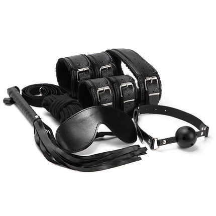 7Pcs/set bdsm bondage Sex Toys for Couples Exotic Accessories Sexy Whip Eye Mask Neck collar Rope Sex Shop