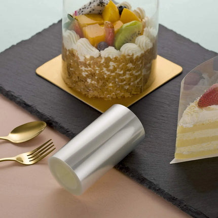 8/10/12/15/20CM Cake Collar Transparent Mousse Cake Roll DIY Acetate Sheet Surrounding Edge Clear Cake Strip for Baking Decorate