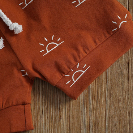 2021 Baby Summer Clothing Newborn Baby 2-piece Outfit Set Fashion Sun Print Tank Top Shirt +Shorts Set for Kids Boys Girls