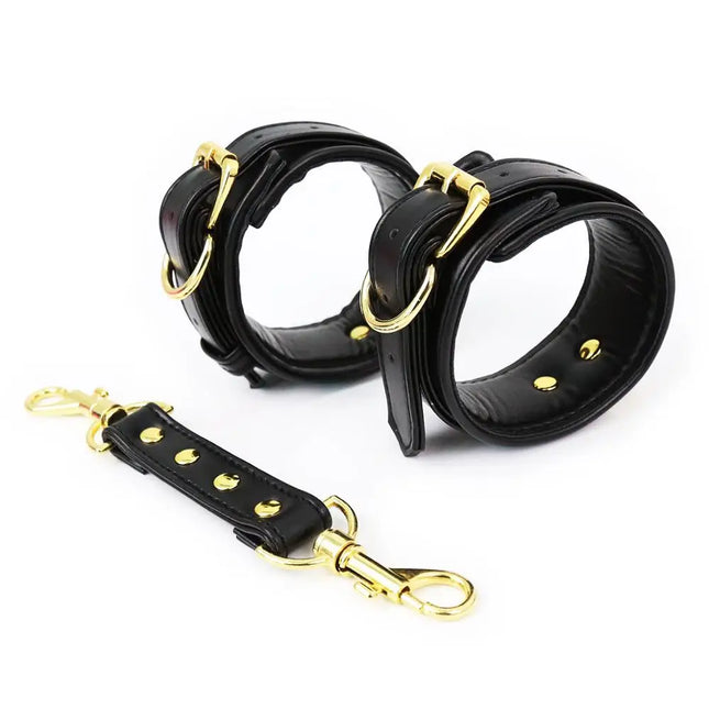 7 Colors PU Leather Sexy Handcuffs Black Restraints Foot Cuffs BDSM Sex Toys for Couples Bondage Erotic Women's Adult Games