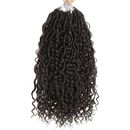 Goddess Locs Synthetic Crochet Hair river locs crochet hair  Locks Crochet hair faux locs fulcrum 14inch 18inch Beauty