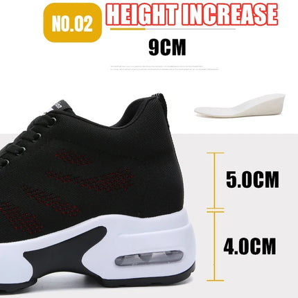 Fashion Cushioning Plattorm Height Increase Shoes Women Baskets Sport Casual Sneakers Ladies Non-slip High Quality Jogging Shoes