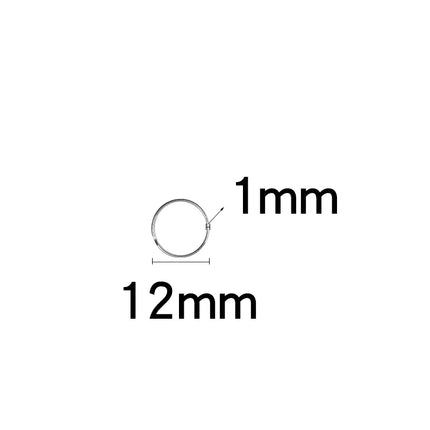 5-30pcs 12-50mm Stainless Steel Keyring Round Key Ring Key Chain Split Keychain Key Holder For Key Double Split Rings Connectors