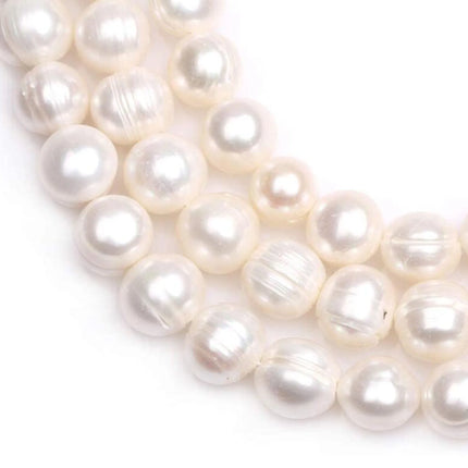 10Pcs/Lot Natural Pearl Charms Stainless Steel Pendant Bracelet Bead Necklace DIY For Jewelry Making Handmade Findings Wholesale