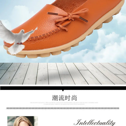 Women Flats Hot Sell Colourful Leather Women Loafers Ballet Pointed Toe Flats Ladies Shoes Loafers Plus Size 44 Zapatos De Mujer