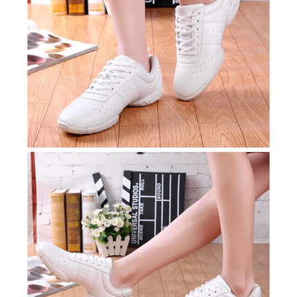 Dance Shoes Children Boy Girl Modern Soft Outsole Jazz Sneakers Aerobics Breathable Lightweight Kids Dancing Fitness Sport