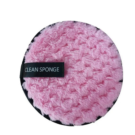 1PCS Makeup Remover Microfiber Cotton Pad Cosmetics Washable Makeup Towel Cleaning Sponge Skin Care Tool Makeup Remover and Faci