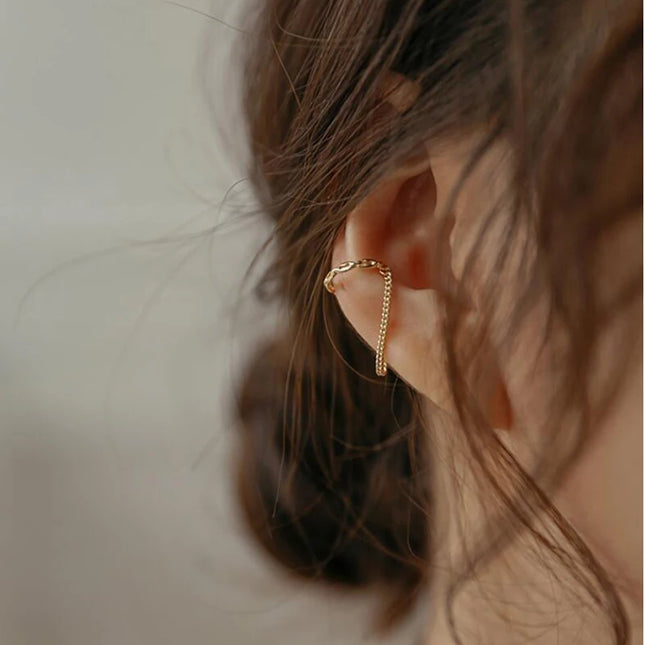 1 Pc 2025 Fashion Minilist No Piercing Ear Cuff Earrings for Woman Fake Piercing Earcuff Clips Earrings for Women Cuffs Jewelry