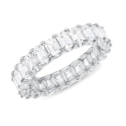 Huitan Gorgeous Promised Rings Love Wedding Jewelry Full Paved Square Crystal Zircon Elegant Women Marriage Engagement Ring New