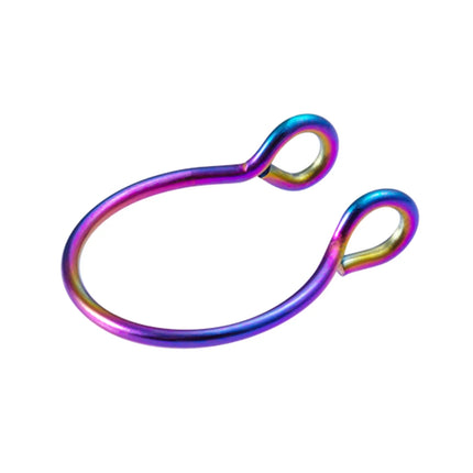 1pc Fake Nose Ring for Women Men 20G Surgical Steel Faux Piercing Jewelry Fake Piercing Hoop Lip Septum Nose Rings Body Jewelry