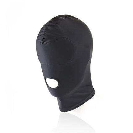 Elastic Full Cover Face Mask Wet Look Breathable Open Eyes Zip Mouth Slave Queen Roleplay Unisex Headgear sex toys for Couples