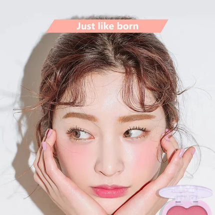 Blush Makeup Love Palette 4 Color Mineral Powder Peach Red Rouge Lasting Natural Hawthorn Cheek Tint Waterproof Blusher Cosmetic