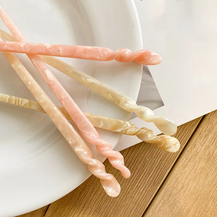 Acetate Hair Sticks Fashion Chinese Style Hairpins Hair Clips Pins Vintage Chopstick Wedding Headwear Hair Jewelry Accessories