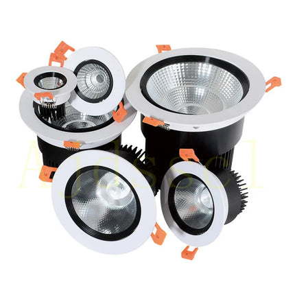 LED Downlight Dimmable Lamp Ceiling  3w 5w 7W 12w 15w 20w  30w 40w Cob Led Spot 220V/110V Ceiling Recessed round panel light