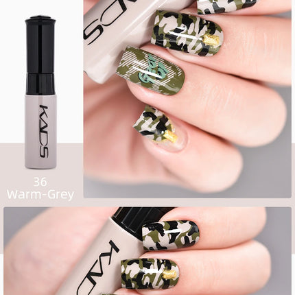 KADS Nail Art Stamping Polish 1 Bottle White Black Gold Stamping Nail Lacquer of Acrylic Paint Tool Beauty Decoration Vernish